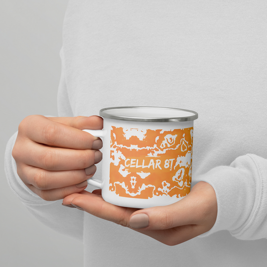 Cellar 8T - Golden Ember - Enamel Mug