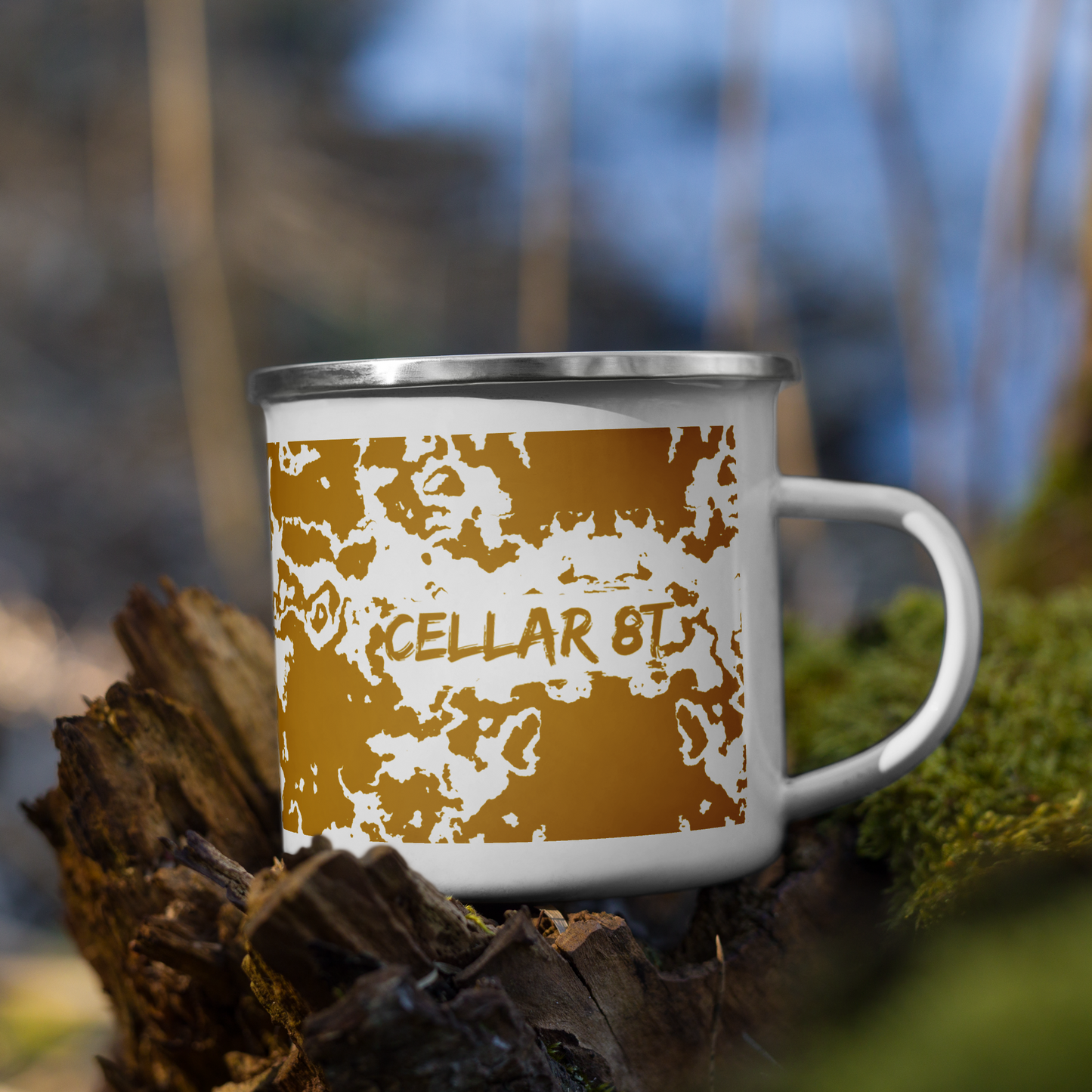 Cellar 8T - Smoked Honey Gold - Enamel Mug
