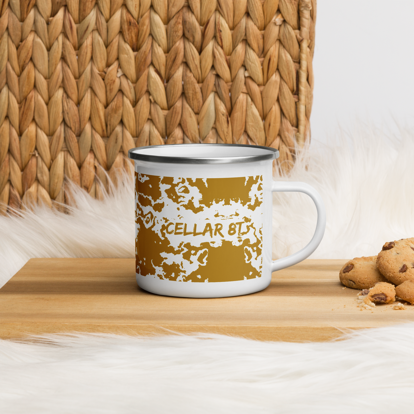 Cellar 8T - Smoked Honey Gold - Enamel Mug