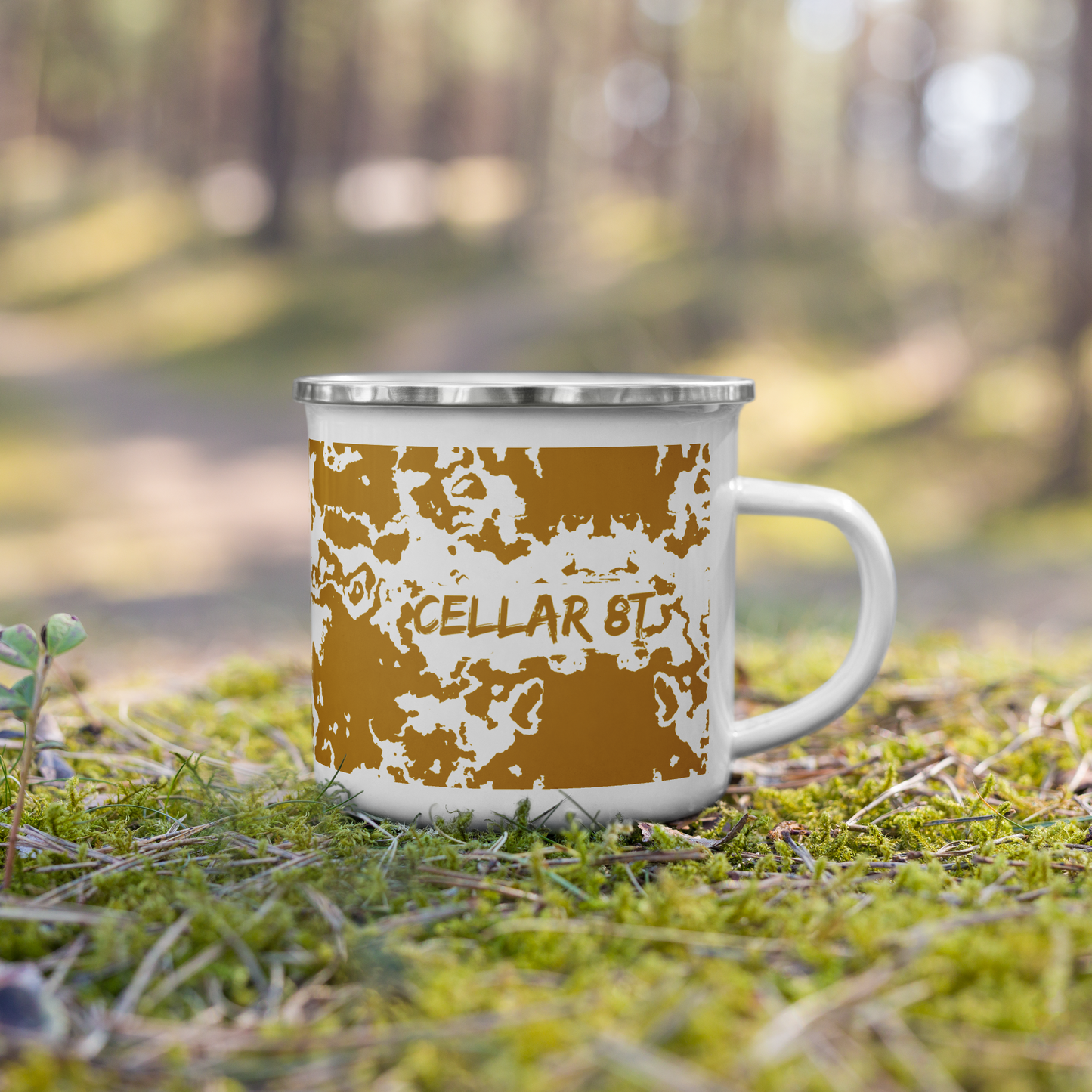Cellar 8T - Smoked Honey Gold - Enamel Mug