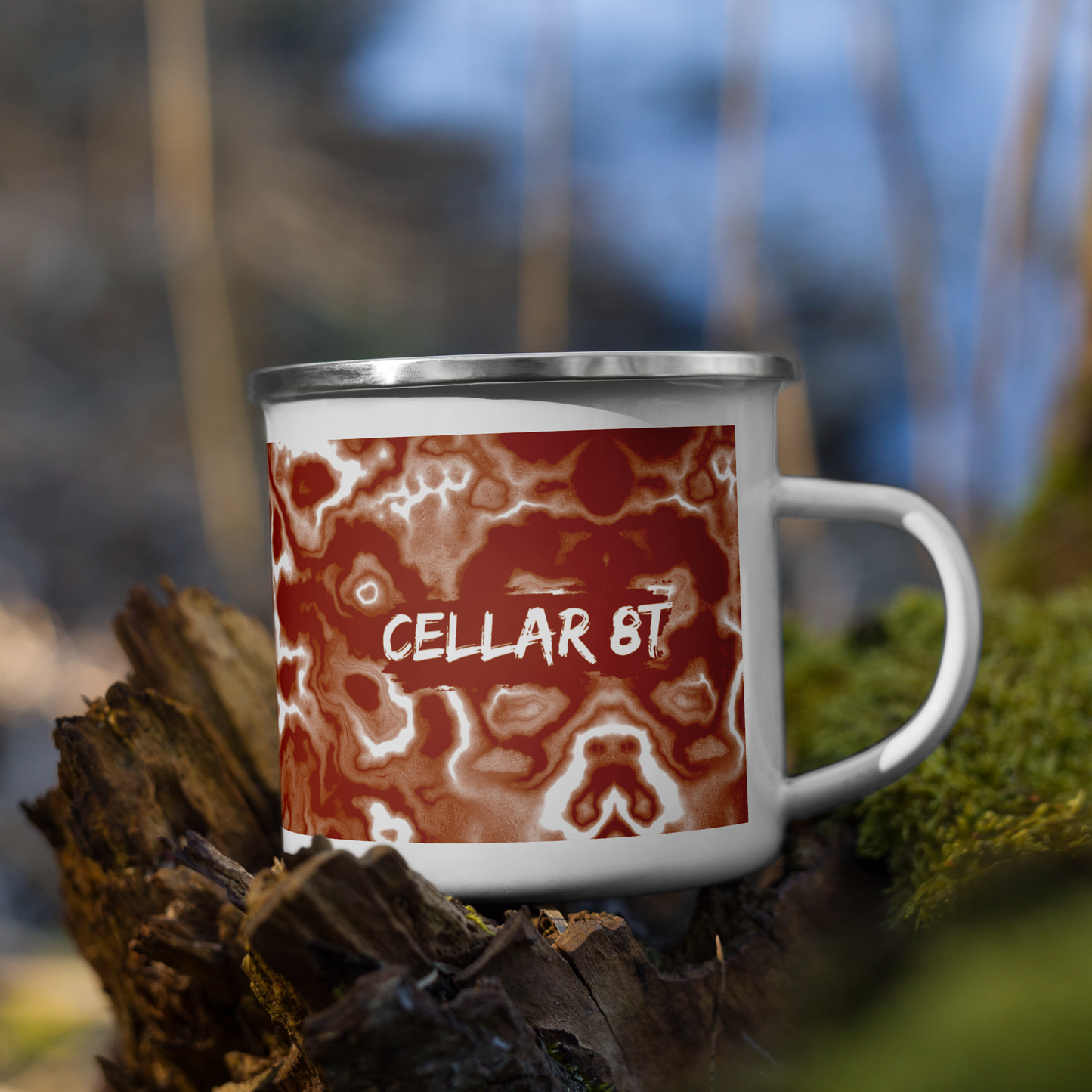 Cellar 8T - Charred Majesty - Enamel Mug