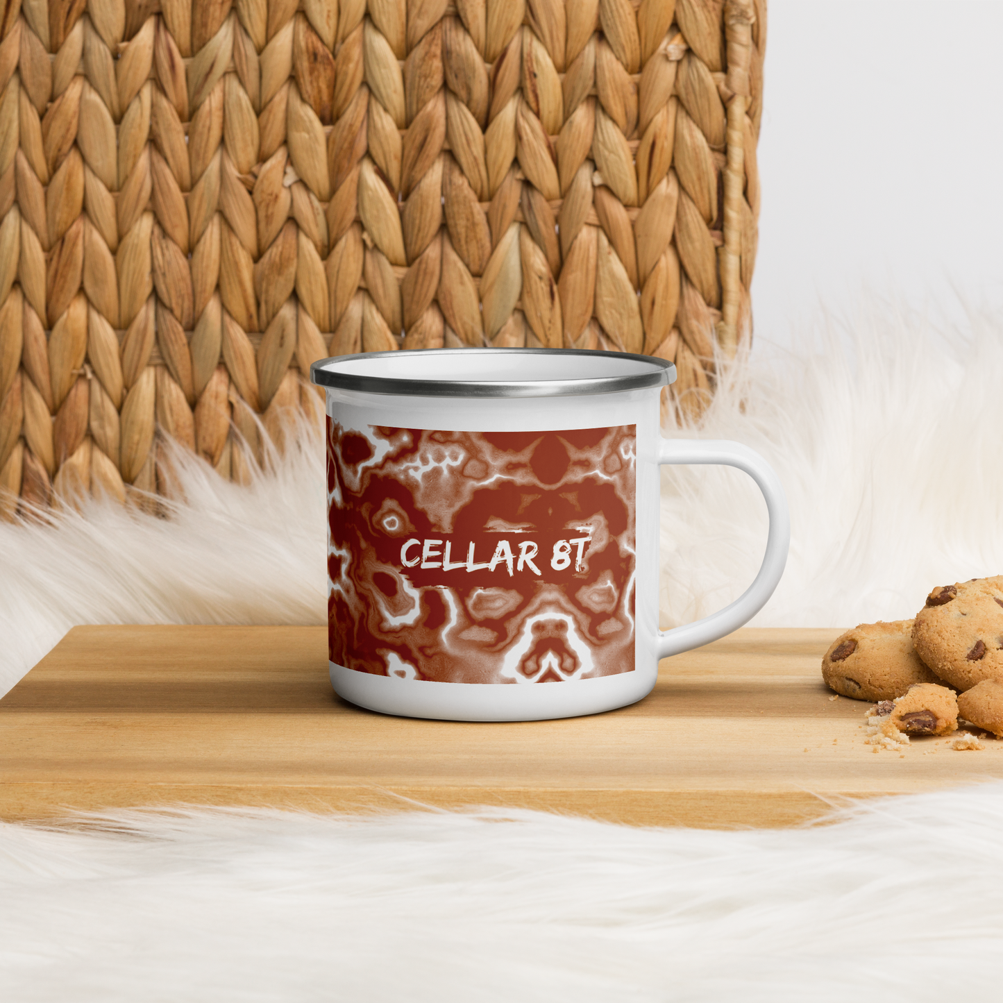 Cellar 8T - Charred Majesty - Enamel Mug