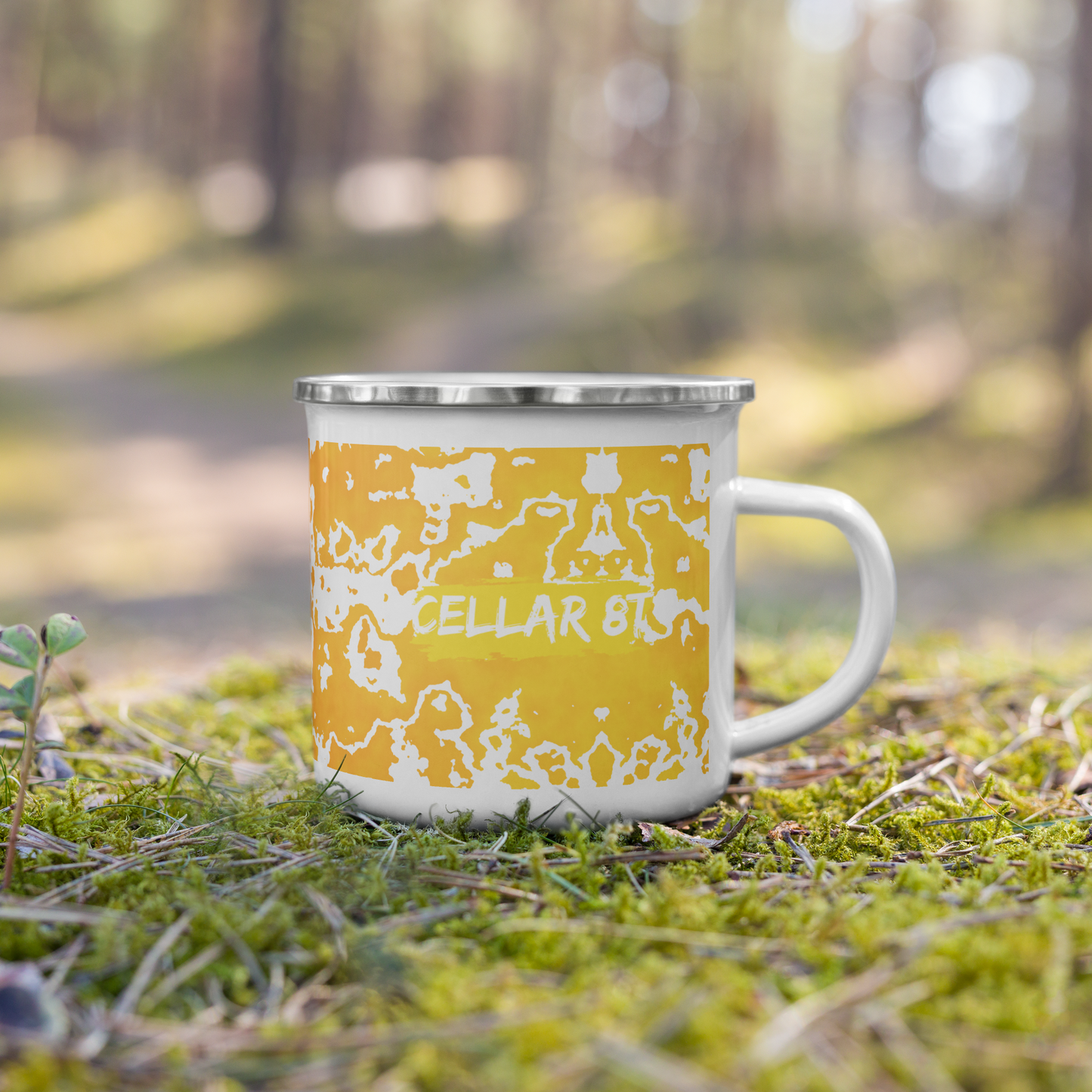 Cellar 8T - Golden Ember - Enamel Mug