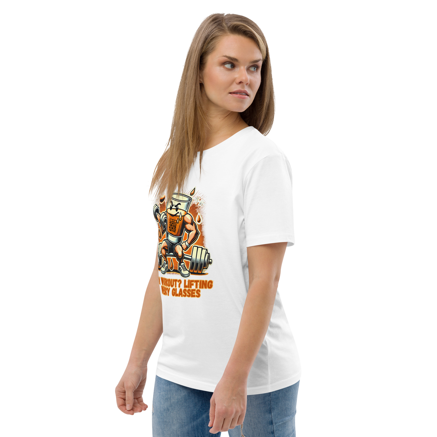 Cellar 8T Whisky - Workout - Unisex Organic Cotton T-Shirt image 8