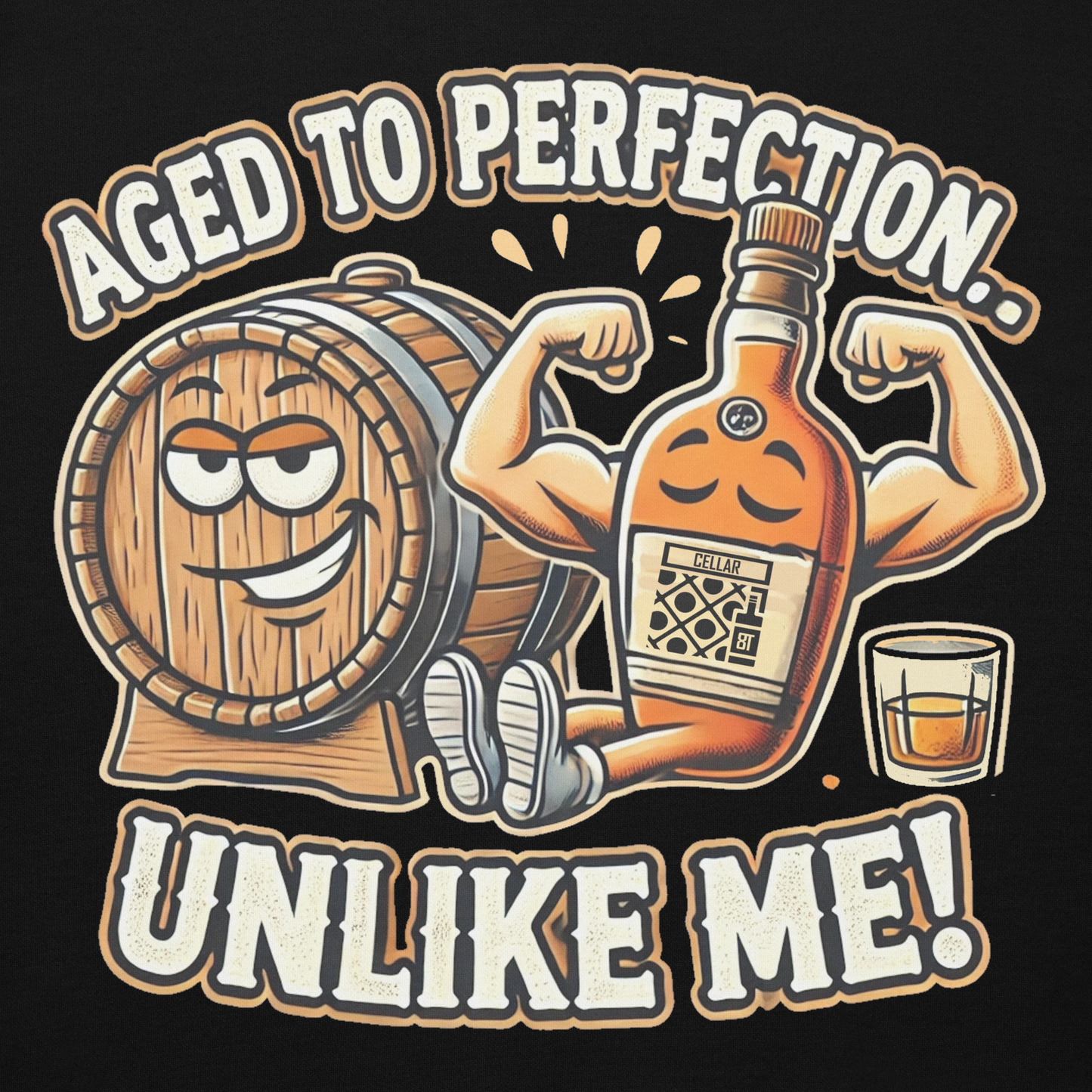 Cellar 8T Whisky - Aged Unisex Hoodie image 12
