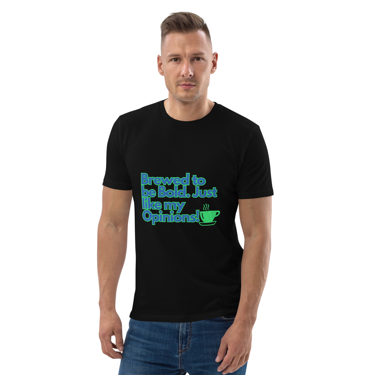 Cellar 8T Coffee - Brewed - Unisex Organic Cotton T-Shirt image 7