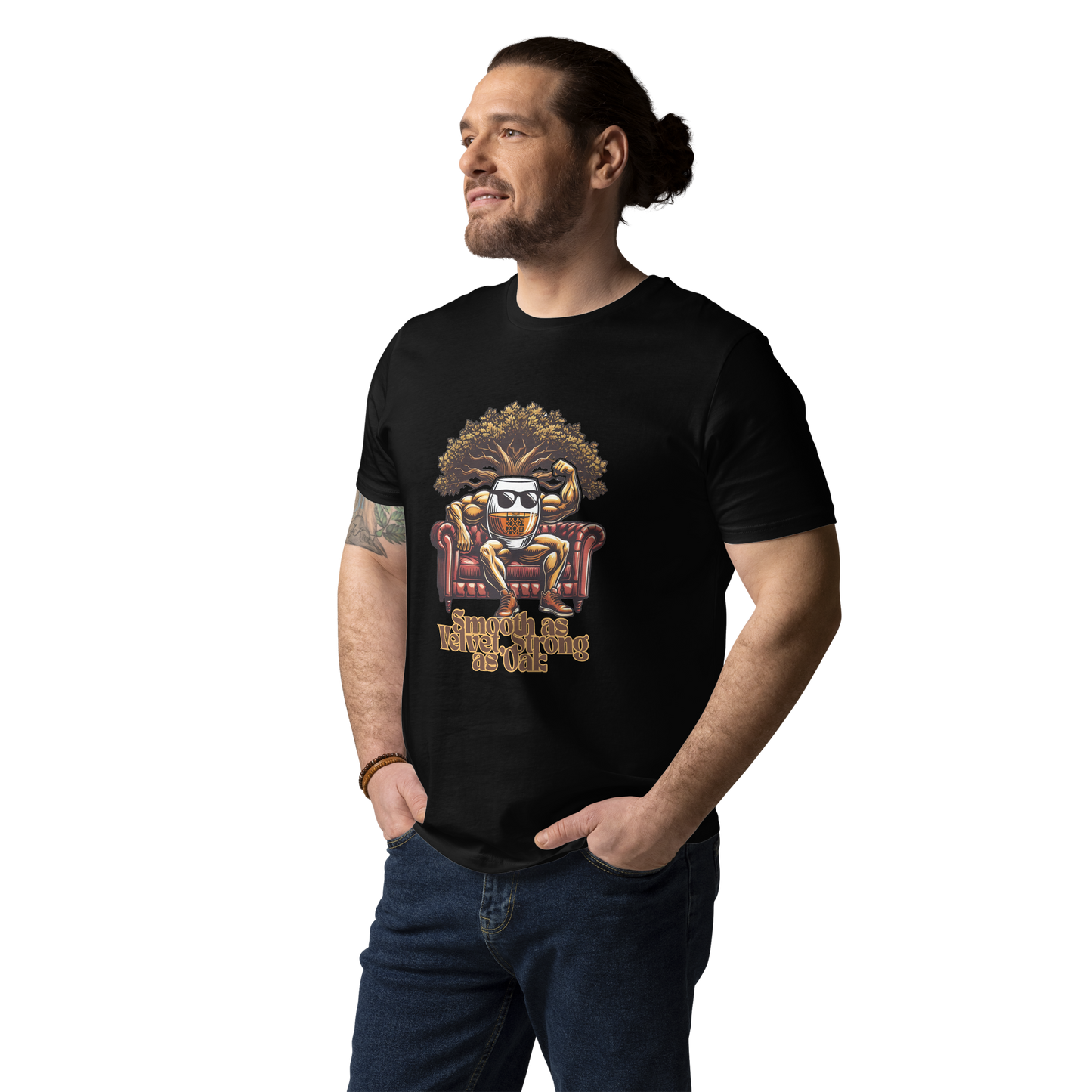Cellar 8T Whisky - Smooth - Unisex Organic Cotton T-Shirt image 3