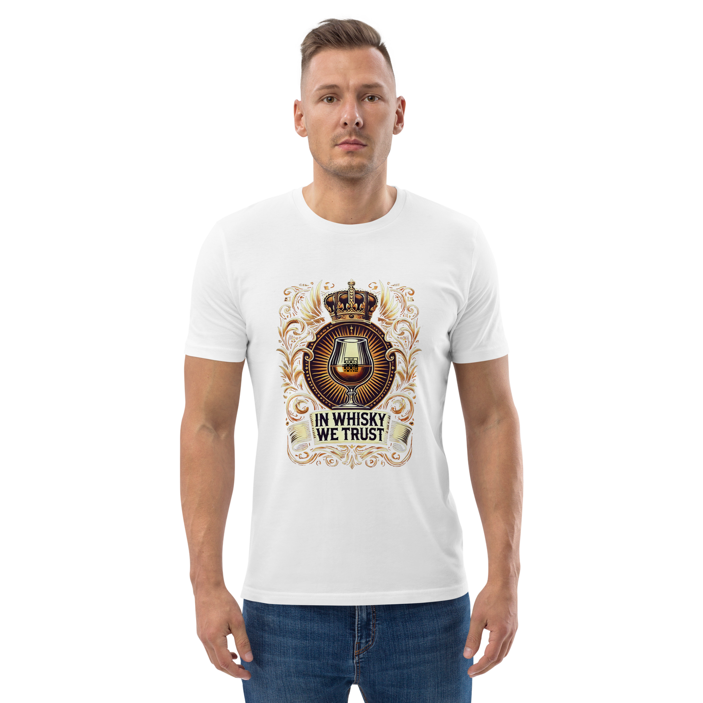 Cellar 8T Whisky - Trust - Unisex Organic Cotton T-Shirt image 24