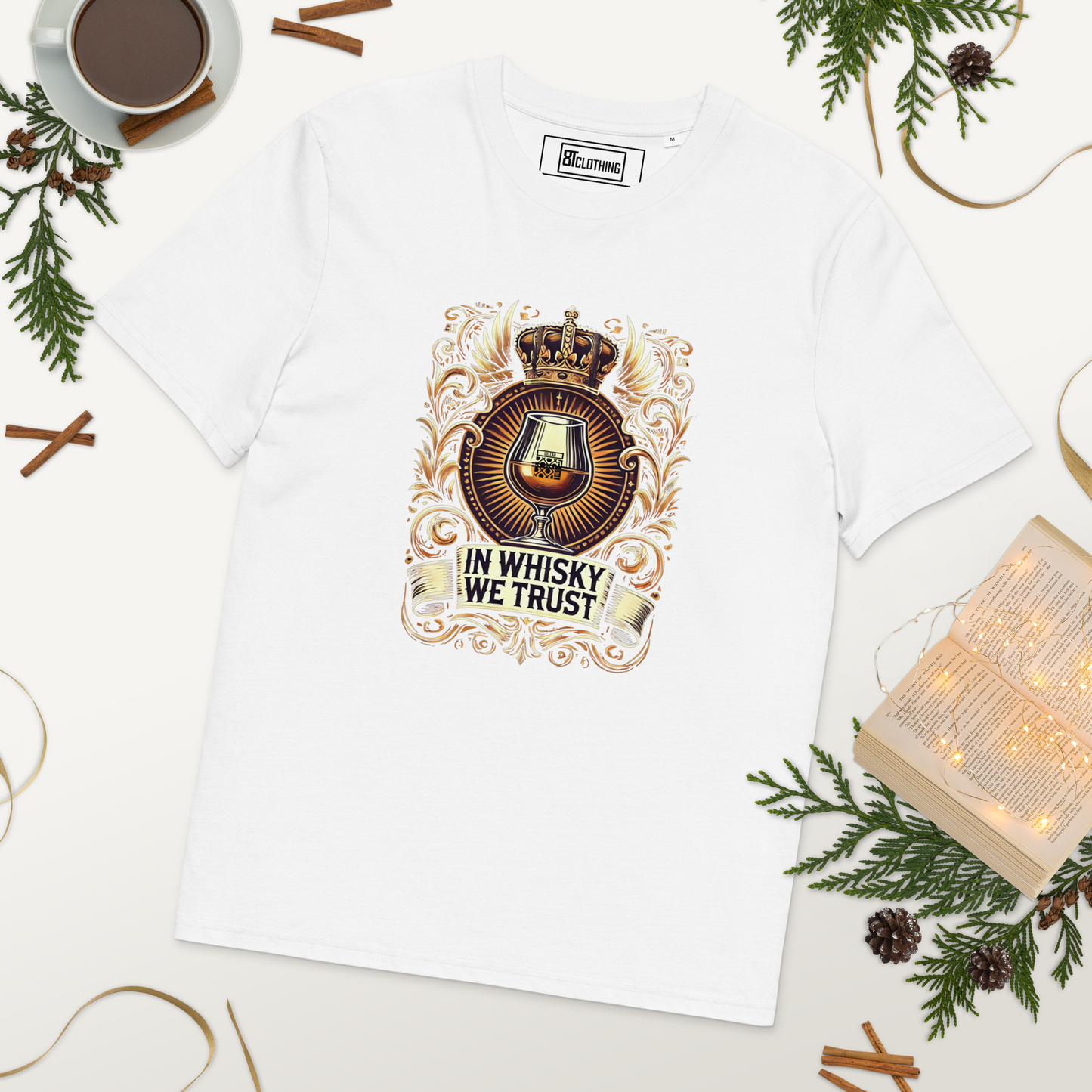 Cellar 8T Whisky - Trust - Unisex Organic Cotton T-Shirt image 26