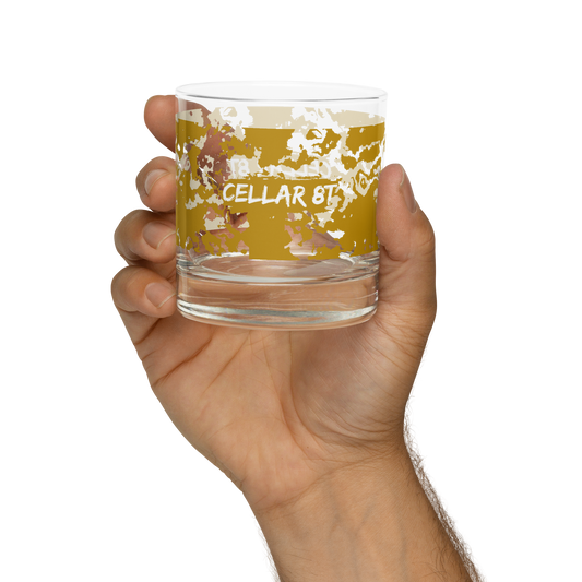 Cellar 8T - Smoked Honey Gold - Rocks Glass – 10.5oz