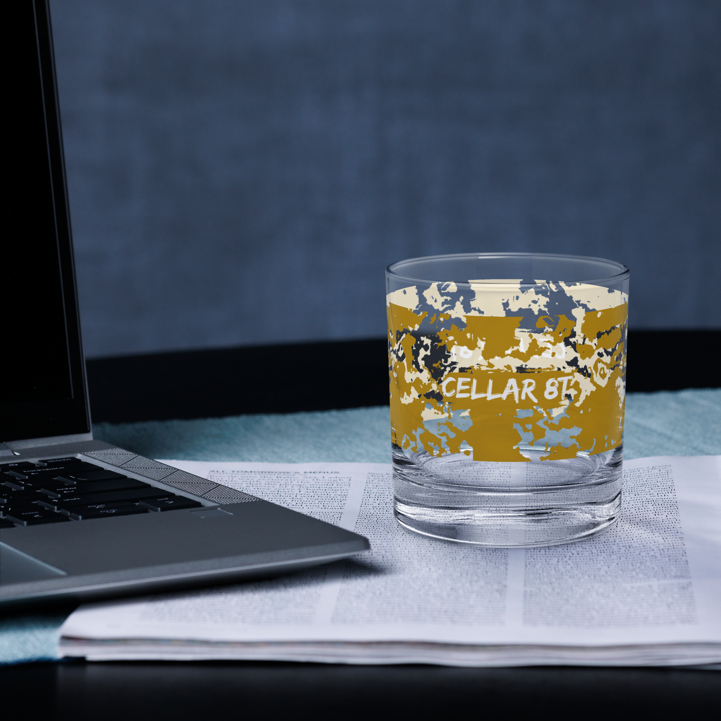 Cellar 8T - Smoked Honey Gold - Rocks Glass – 10.5oz