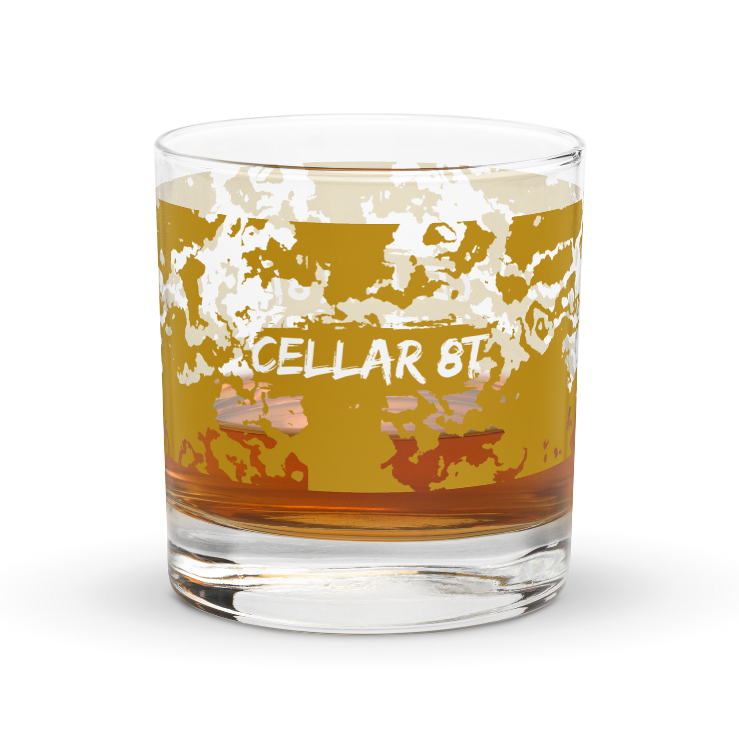 Cellar 8T - Smoked Honey Gold - Rocks Glass – 10.5oz