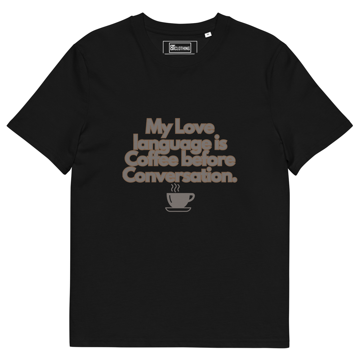 Cellar 8T Coffee - Love Language - Unisex Organic Cotton T-Shirt image 33