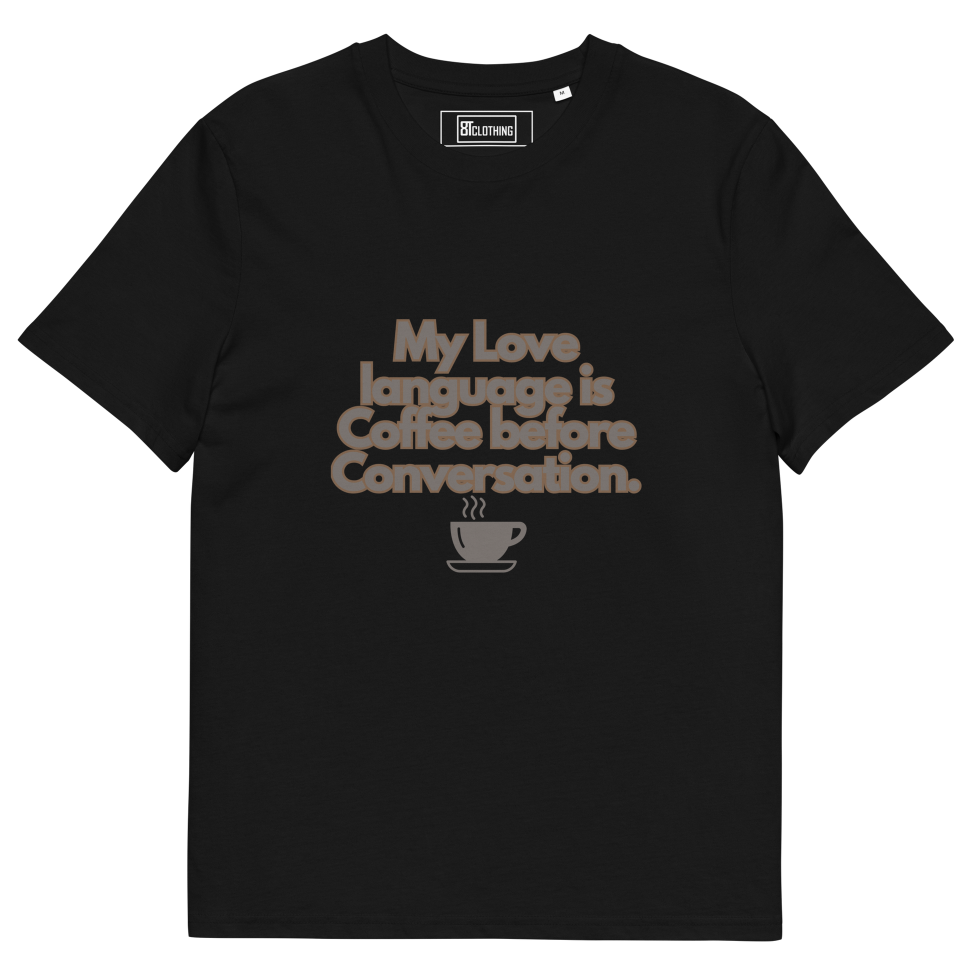 Cellar 8T Coffee - Love Language - Unisex Organic Cotton T-Shirt image 33