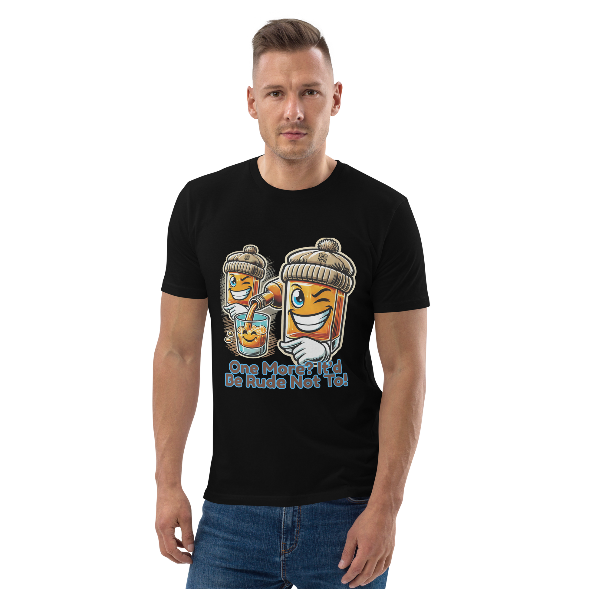 Cellar 8T Whisky - One More - Unisex Organic Cotton T-Shirt image 7