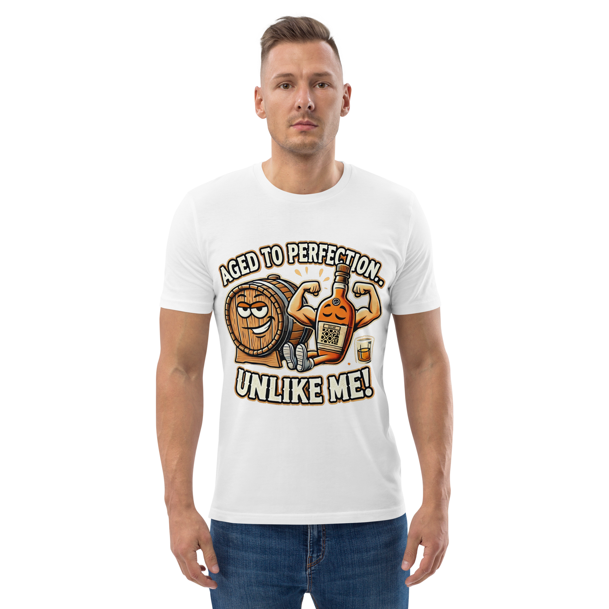 Cellar 8T Whisky - Aged - Unisex Organic Cotton T-Shirt image 3