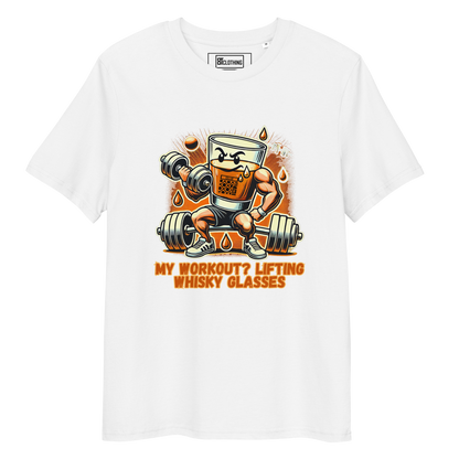 Cellar 8T Whisky - Workout - Unisex Organic Cotton T-Shirt image 31