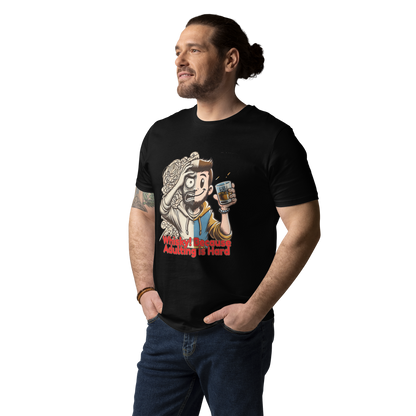 Cellar 8T Whisky - Adulting - Unisex Organic Cotton T-Shirt image 10