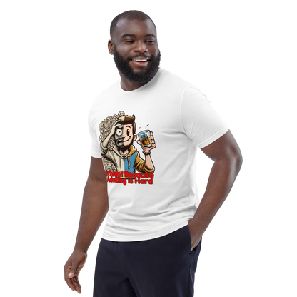 Cellar 8T Whisky - Adulting - Unisex Organic Cotton T-Shirt image 22