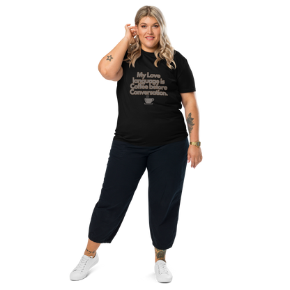 Cellar 8T Coffee - Love Language - Unisex Organic Cotton T-Shirt image 14