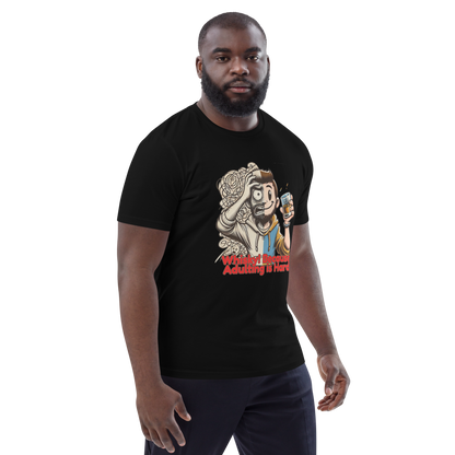 Cellar 8T Whisky - Adulting - Unisex Organic Cotton T-Shirt image 5