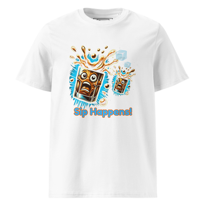 Cellar 8T Whisky - Sip Happens - Unisex Organic Cotton T-Shirt image 24