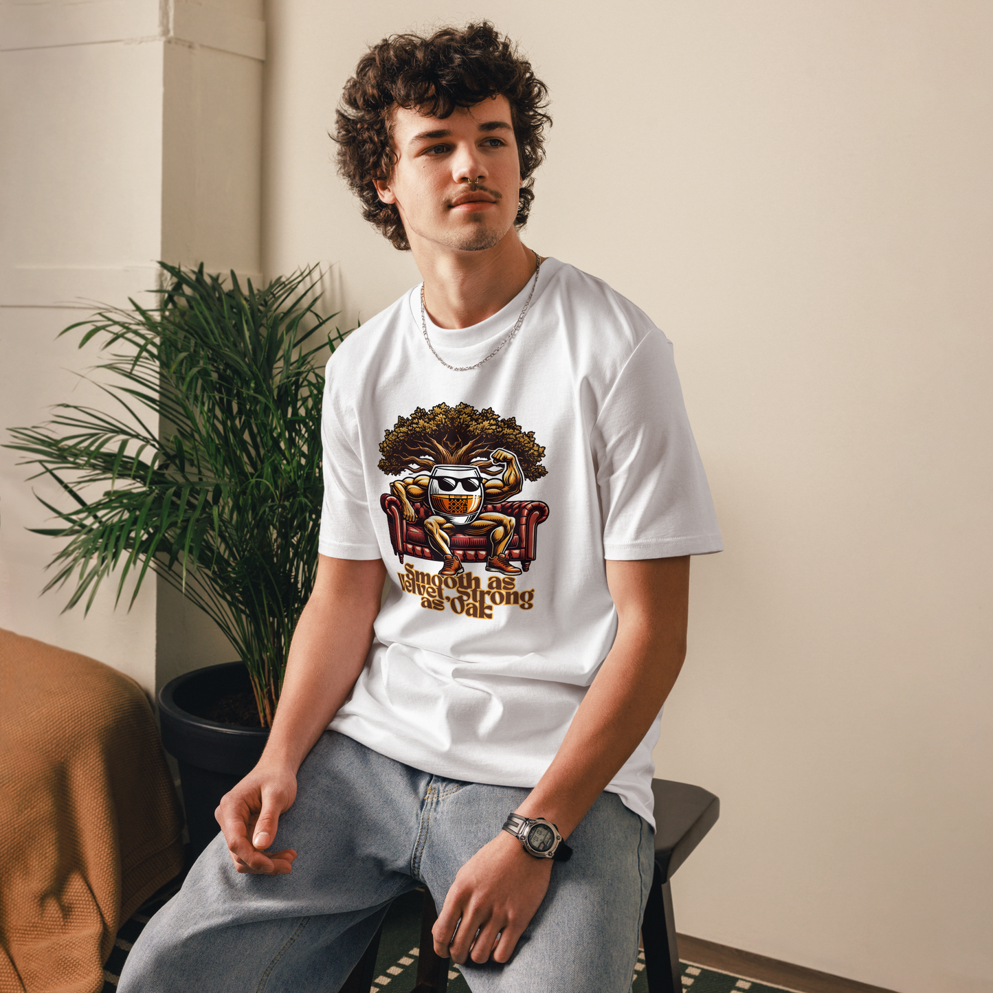 Cellar 8T Whisky - Smooth - Unisex Organic Cotton T-Shirt image 15