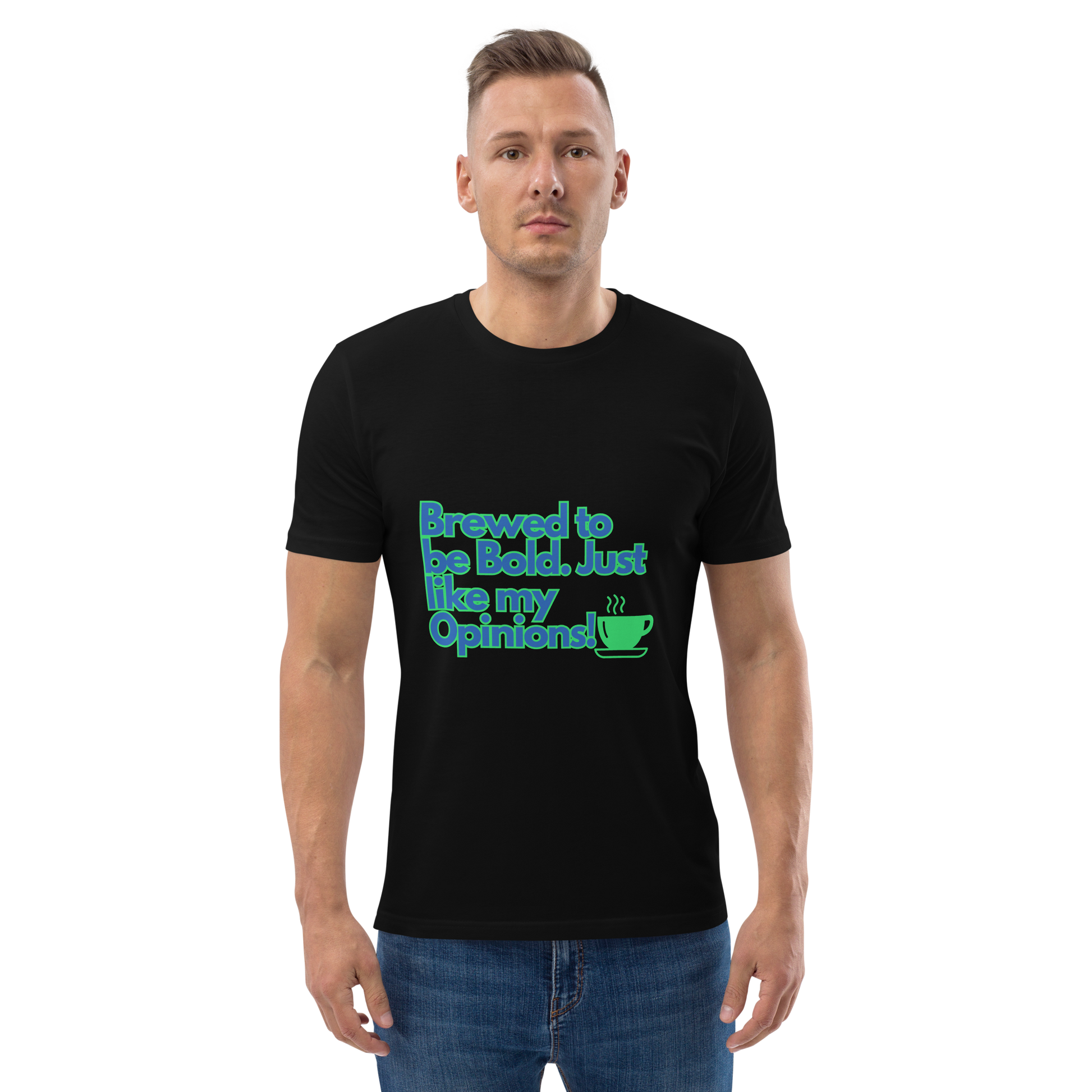 Cellar 8T Coffee - Brewed - Unisex Organic Cotton T-Shirt image 5