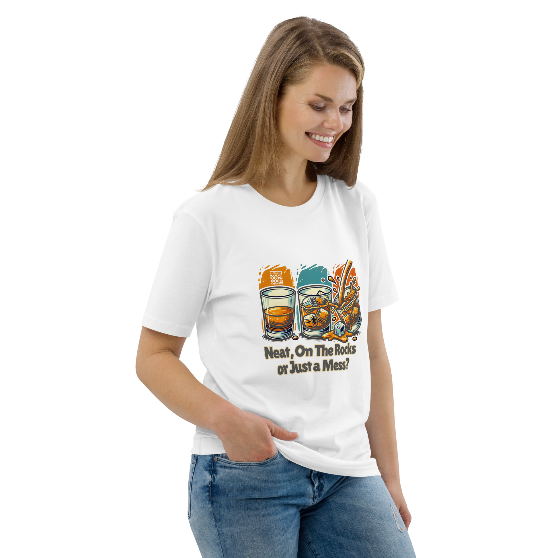 Cellar 8T Whisky - Neat - Unisex Organic Cotton T-Shirt image 10