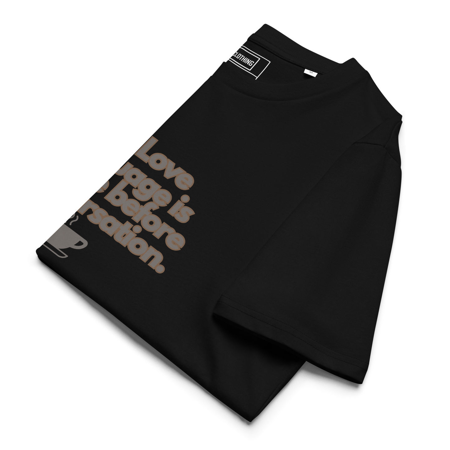 Cellar 8T Coffee - Love Language - Unisex Organic Cotton T-Shirt image 28