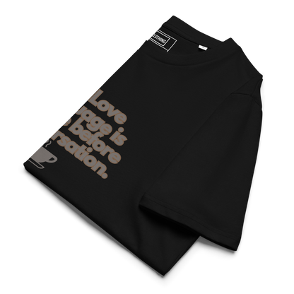 Cellar 8T Coffee - Love Language - Unisex Organic Cotton T-Shirt image 28