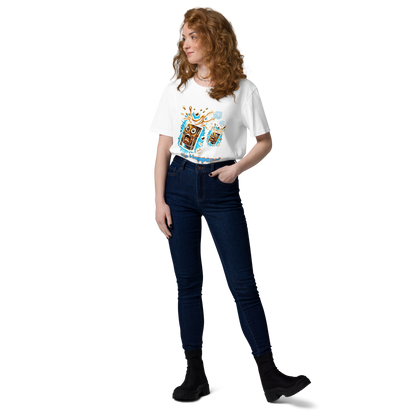 Cellar 8T Whisky - Sip Happens - Unisex Organic Cotton T-Shirt image 7
