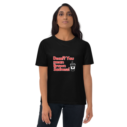 Cellar 8T Coffee - Brown Sadness - Unisex Organic Cotton T-Shirt image 0