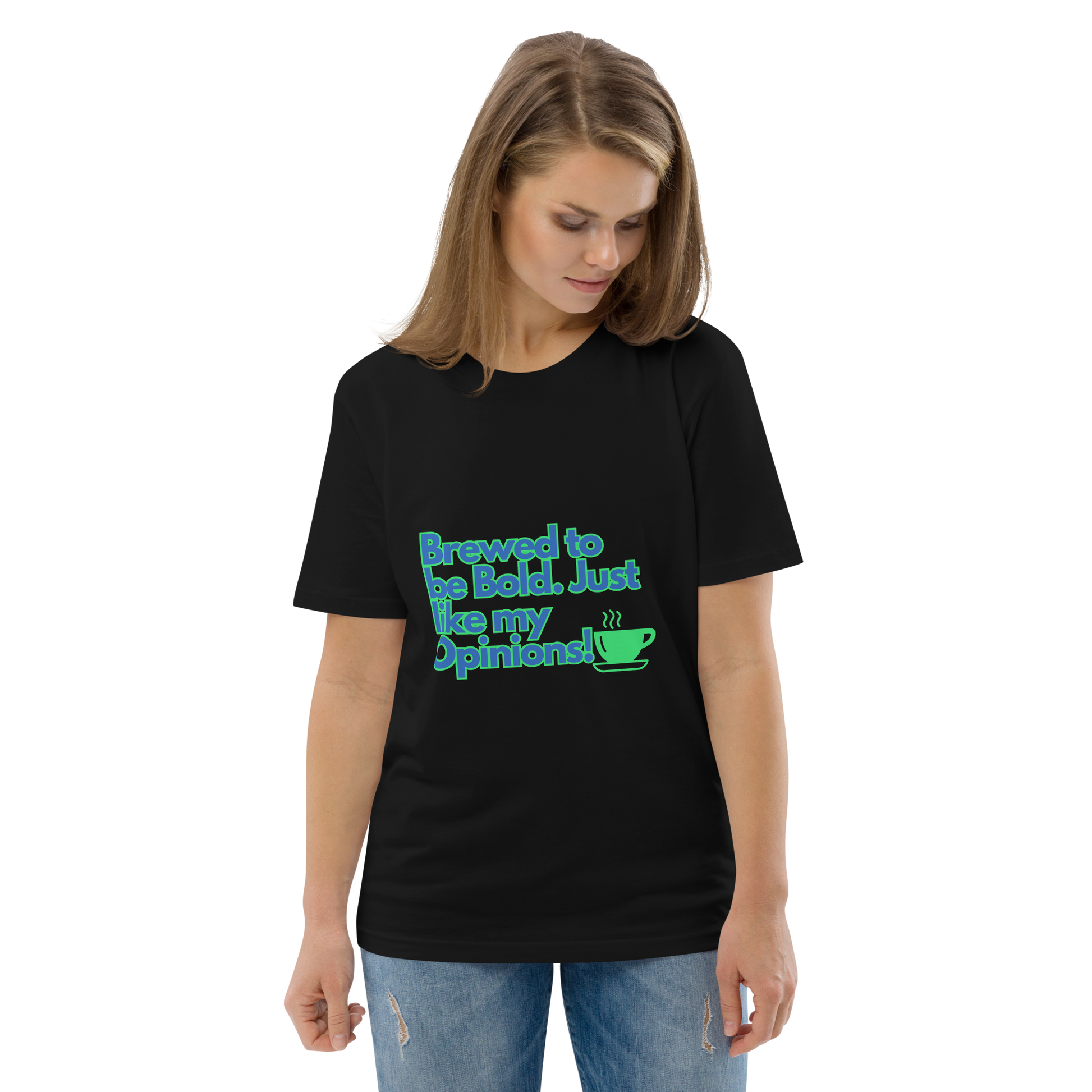 Cellar 8T Coffee - Brewed - Unisex Organic Cotton T-Shirt image 12