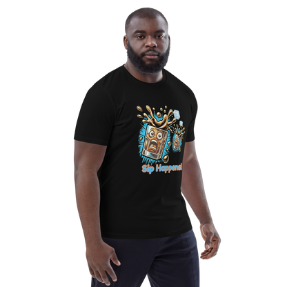 Cellar 8T Whisky - Sip Happens - Unisex Organic Cotton T-Shirt image 6
