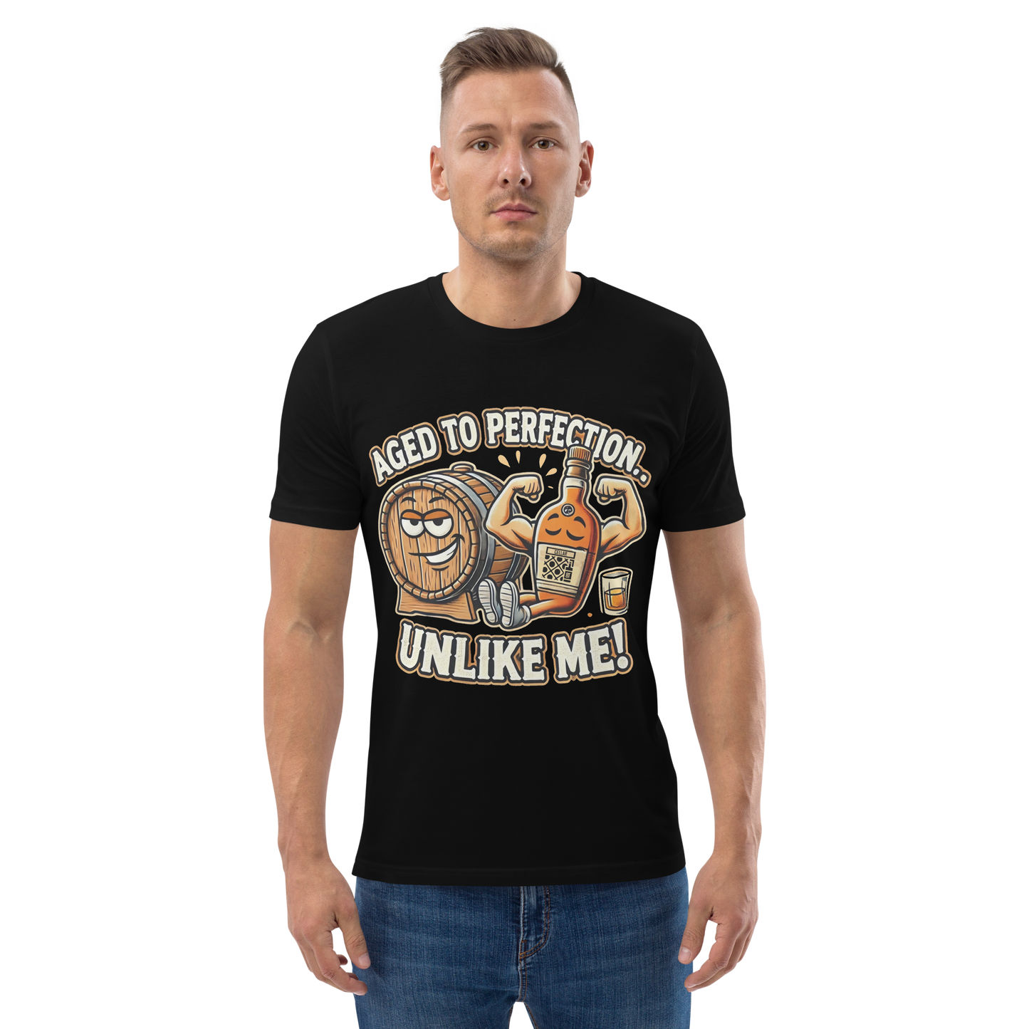 Cellar 8T Whisky - Aged - Unisex Organic Cotton T-Shirt image 9