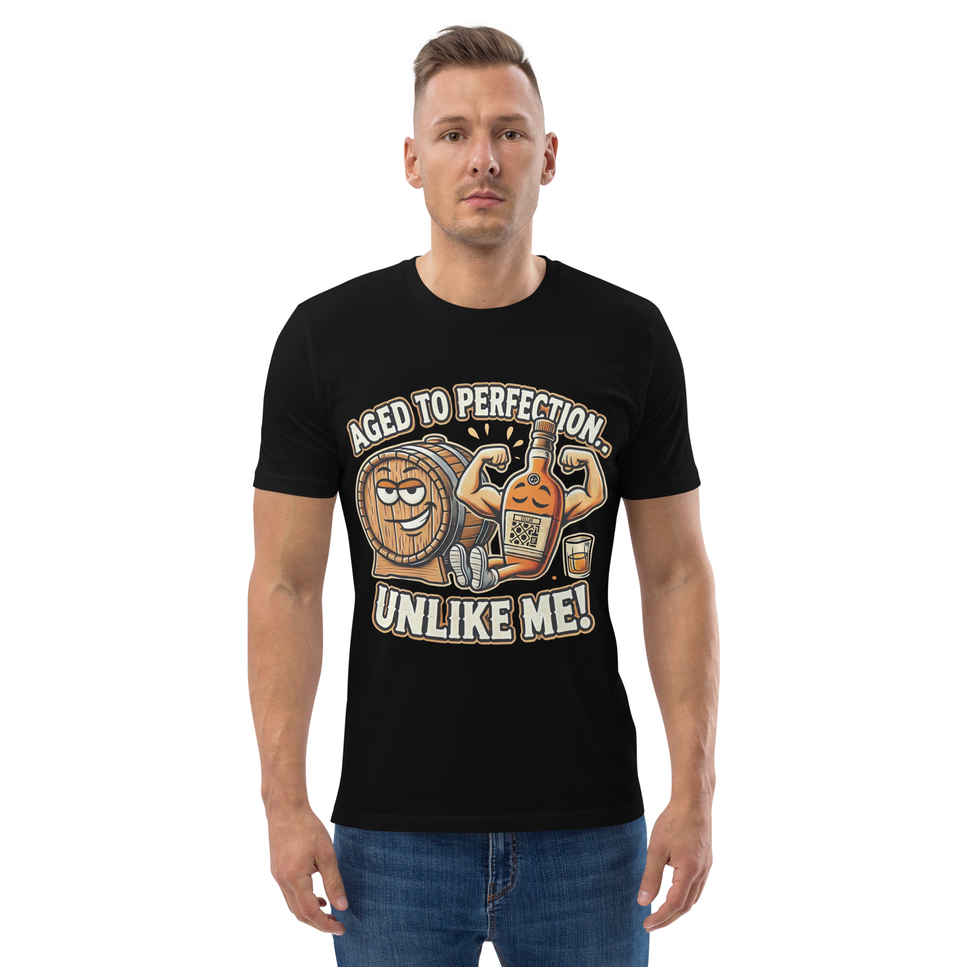Cellar 8T Whisky - Aged - Unisex Organic Cotton T-Shirt image 9