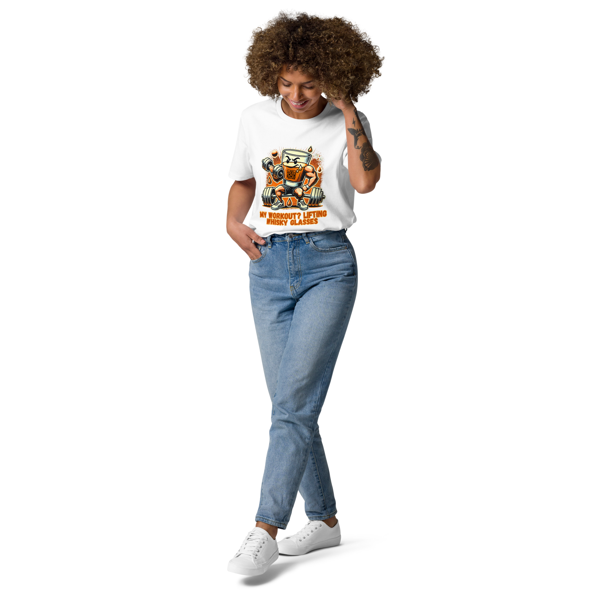 Cellar 8T Whisky - Workout - Unisex Organic Cotton T-Shirt image 4
