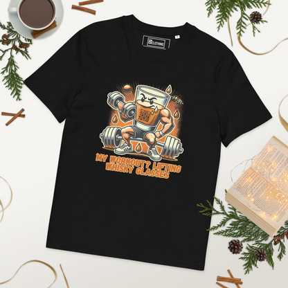 Cellar 8T Whisky - Workout - Unisex Organic Cotton T-Shirt image 32