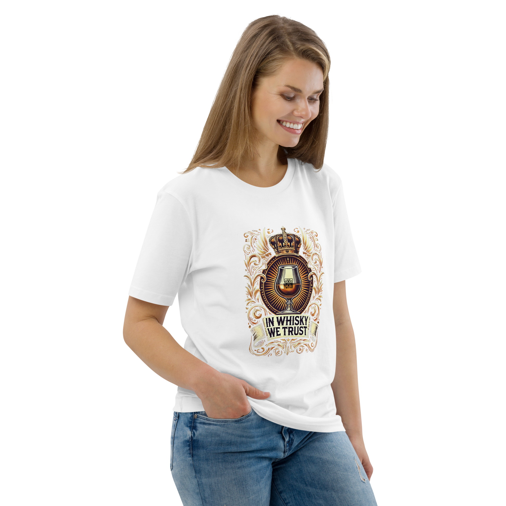 Cellar 8T Whisky - Trust - Unisex Organic Cotton T-Shirt image 0