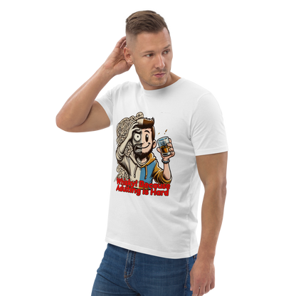 Cellar 8T Whisky - Adulting - Unisex Organic Cotton T-Shirt image 23