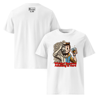 Cellar 8T Whisky - Adulting - Unisex Organic Cotton T-Shirt image 28