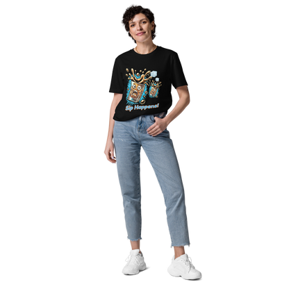 Cellar 8T Whisky - Sip Happens - Unisex Organic Cotton T-Shirt image 25