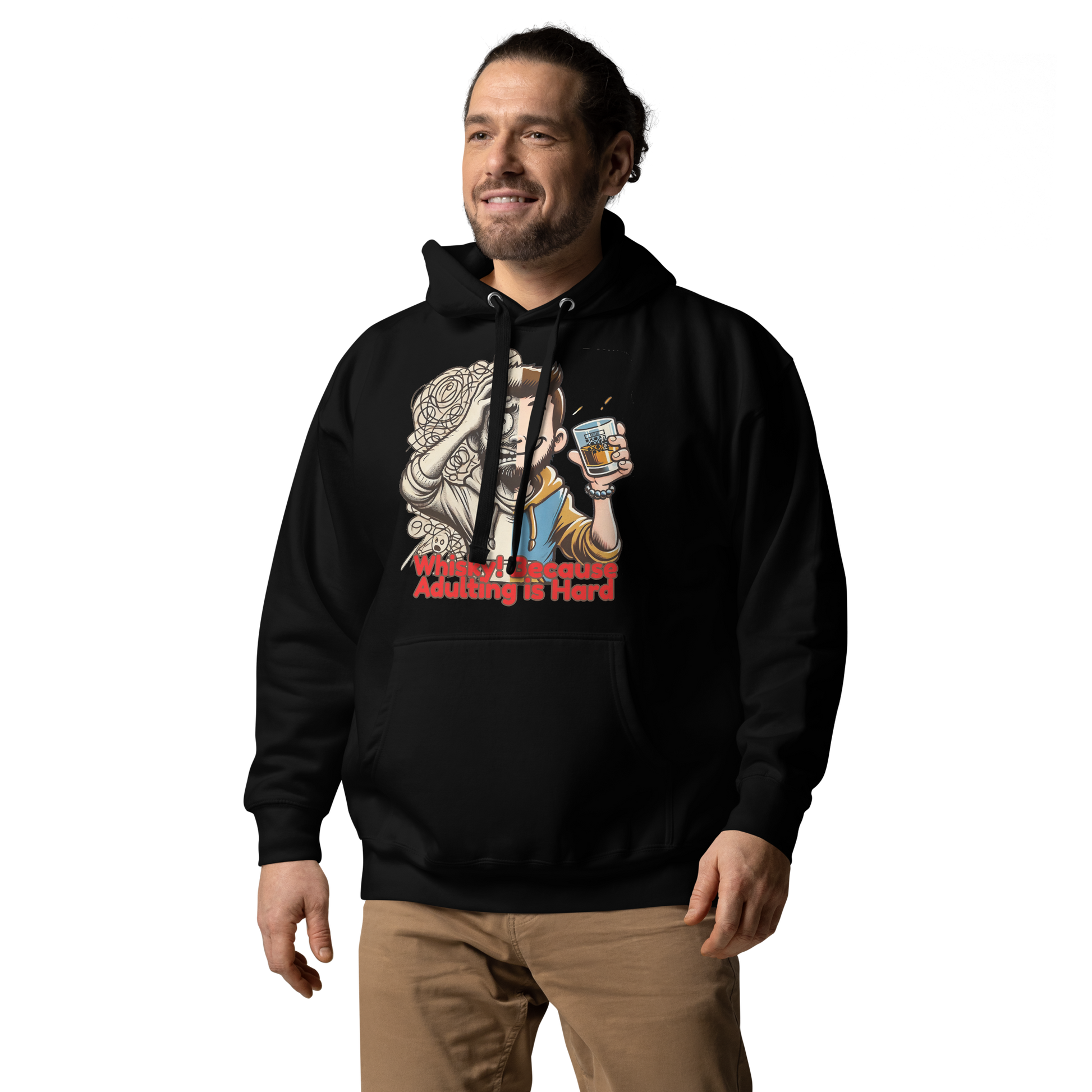 Cellar 8T Whisky - Adulting - Unisex Hoodie image 1