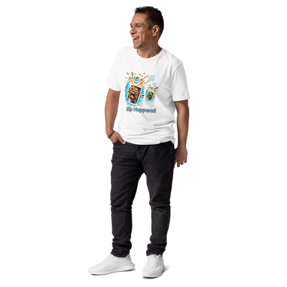 Cellar 8T Whisky - Sip Happens - Unisex Organic Cotton T-Shirt image 20