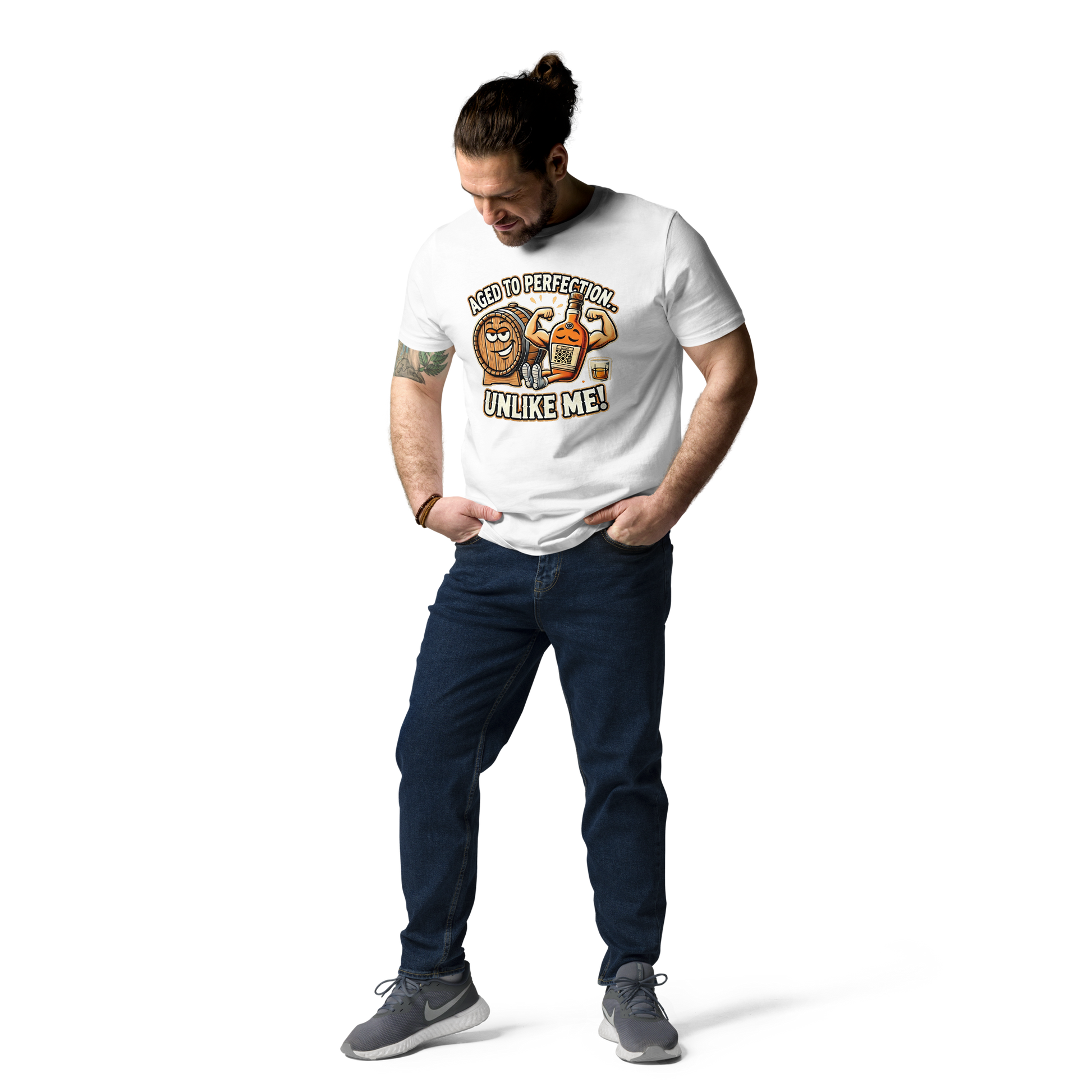 Cellar 8T Whisky - Aged - Unisex Organic Cotton T-Shirt image 7