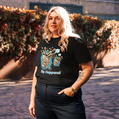 Cellar 8T Whisky - Sip Happens - Unisex Organic Cotton T-Shirt image 10