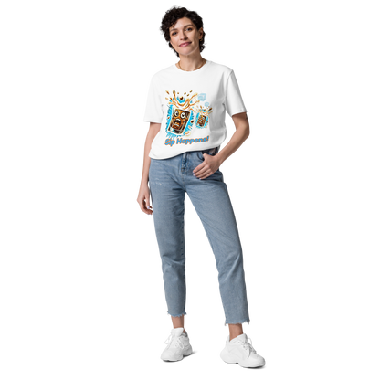 Cellar 8T Whisky - Sip Happens - Unisex Organic Cotton T-Shirt image 10