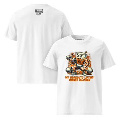 Cellar 8T Whisky - Workout - Unisex Organic Cotton T-Shirt image 27