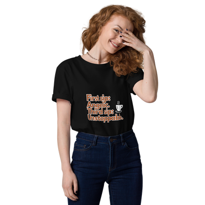 Cellar 8T Coffee - Unstoppable - Unisex Organic Cotton T-Shirt image 0